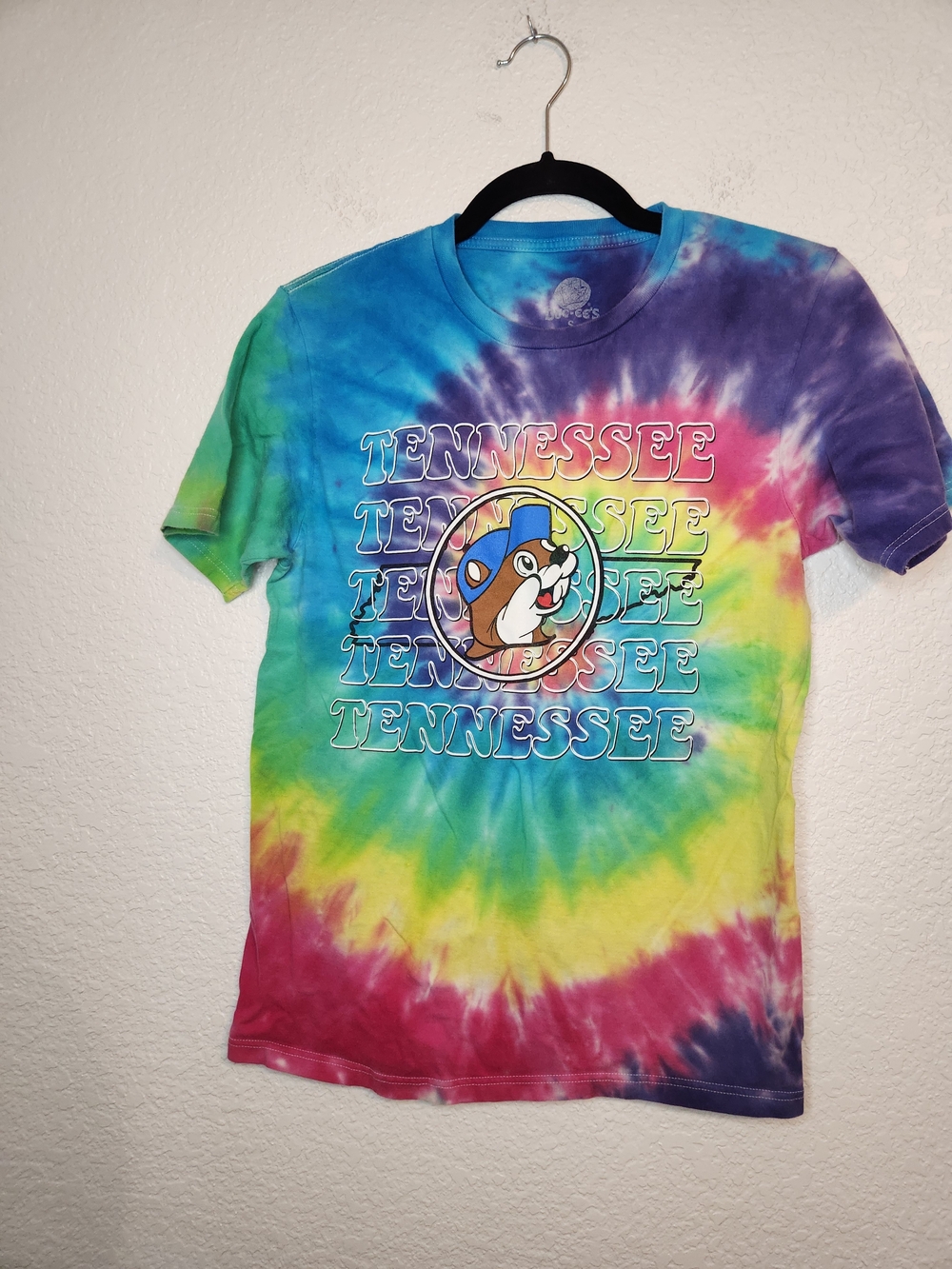 Buc-ees Tennesse Tie-dye T-shirt Vibrant Colors 2023 size S